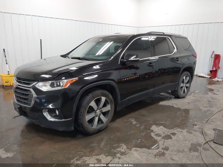 Vin: 1gnevhkw2jj163064, lot: 46542399, chevrolet traverse lt leather 20182