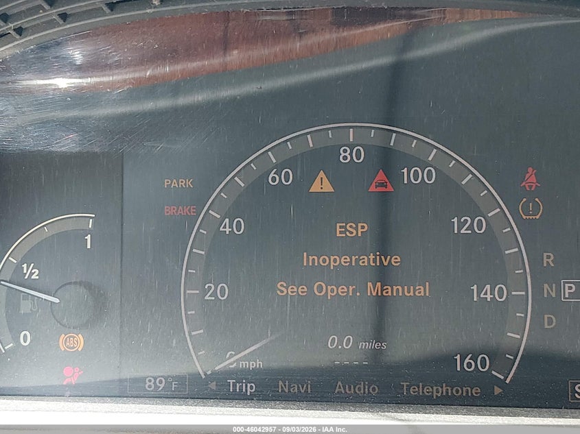2008 MERCEDES-BENZ S 550 auction photo 7