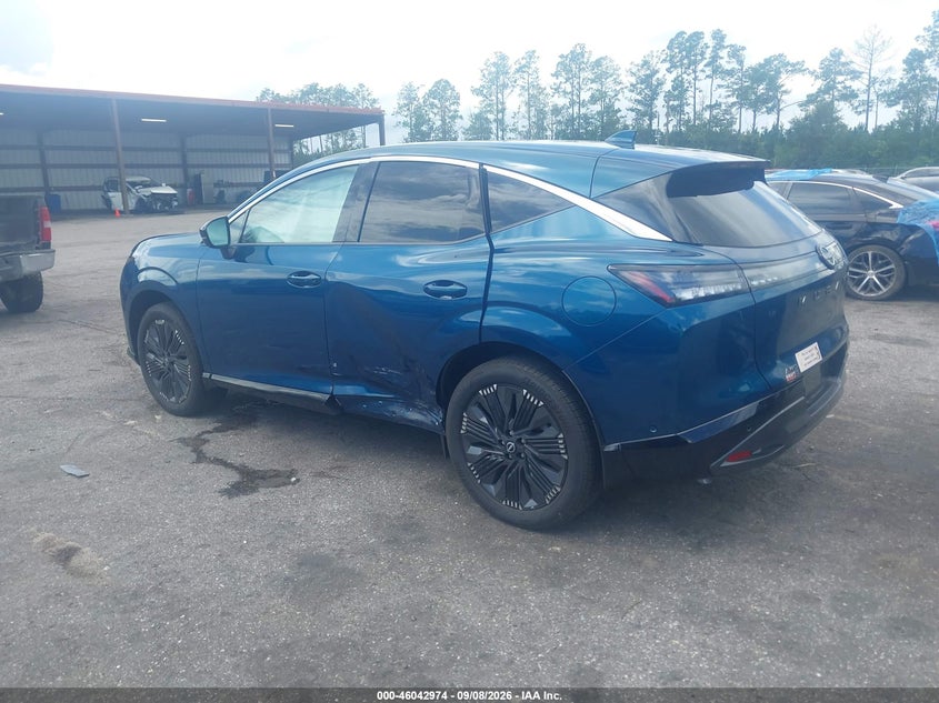 Vin: 5n1az3dtxsc124936, lot: 46542429, nissan murano platinum 20253