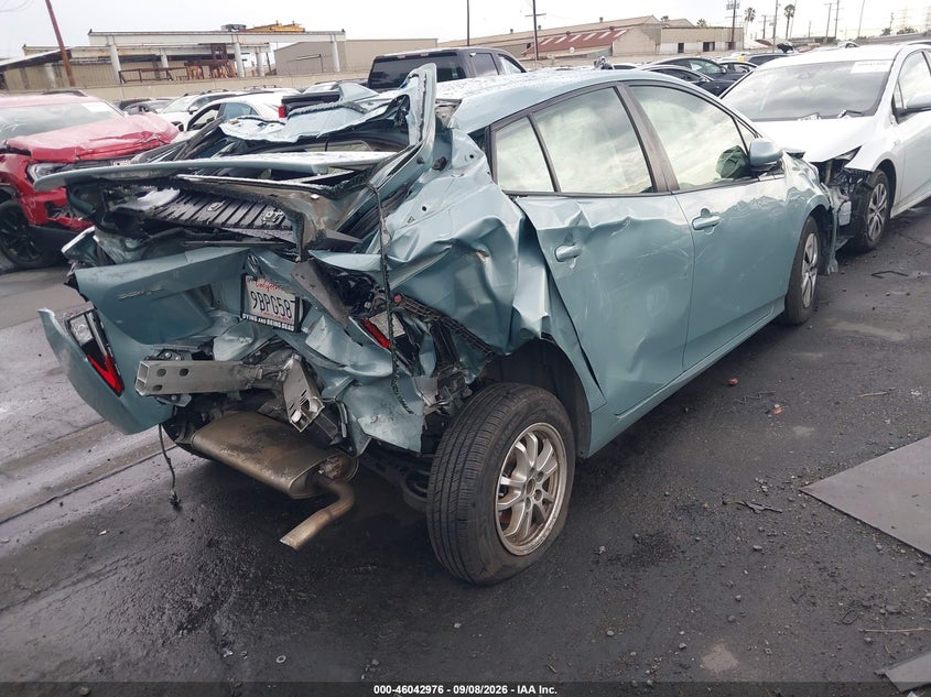 Vin: jtdkbrfu7j3062433, lot: 46542431, toyota prius two 20184