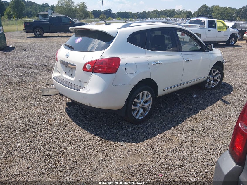 Vin: jn8as5mv8cw387453, lot: 46542434, nissan rogue sv w/sl pkg 20124