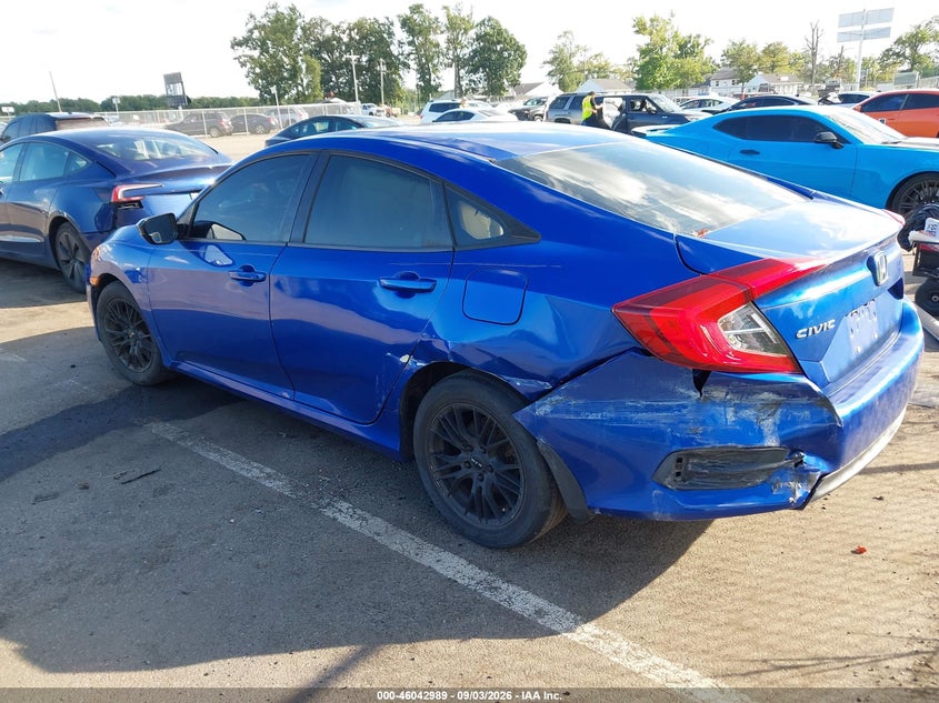 Vin: 19xfc2f55he047477, lot: 46542444, honda civic lx 20173