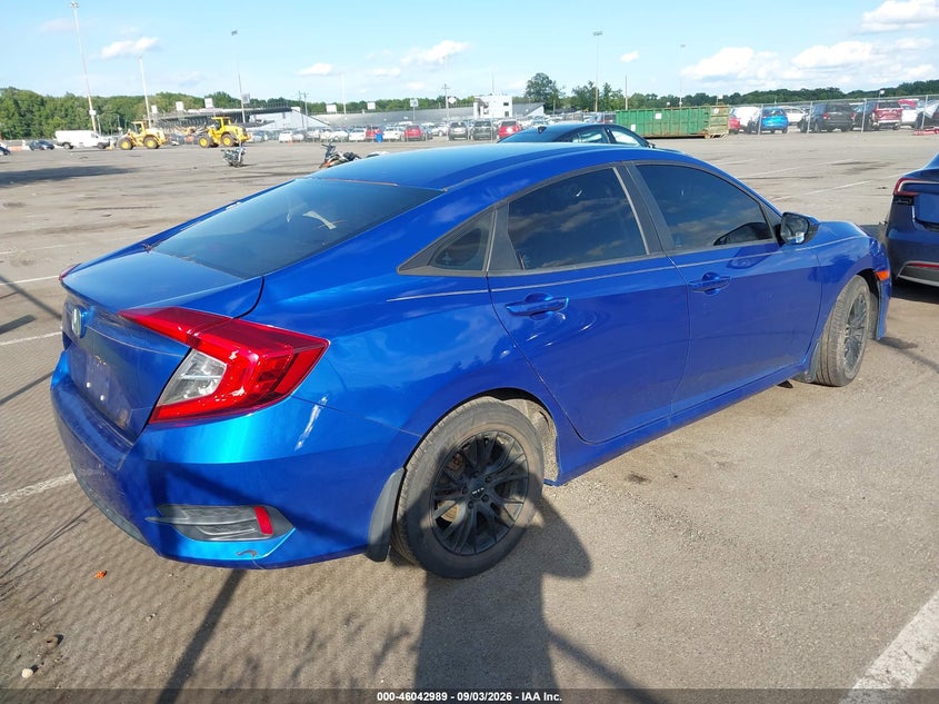 Vin: 19xfc2f55he047477, lot: 46542444, honda civic lx 20174