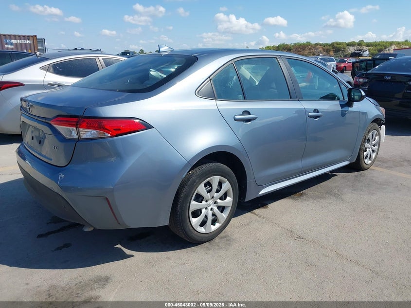Vin: 5yfb4mde8rp224355, lot: 46542457, toyota corolla le 20244