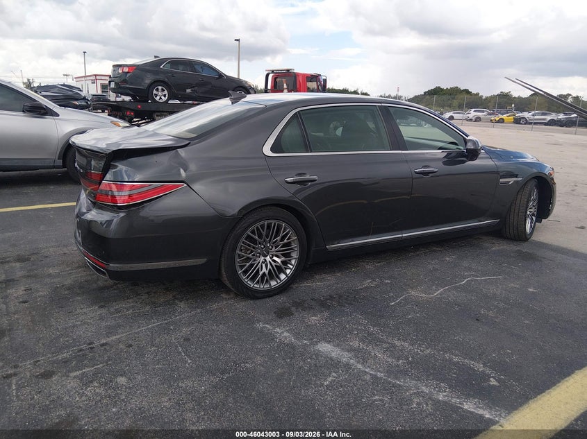 Vin: kmtf54ph0mu091964, lot: 46542458, genesis g90 5.0 ultimate rwd 20214