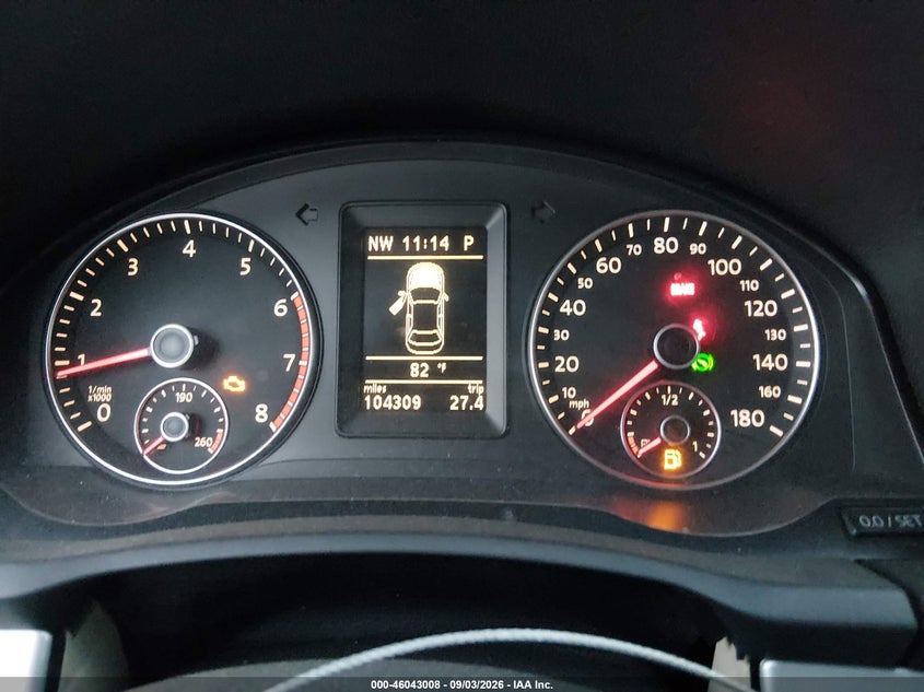 VOLKSWAGEN EOS 2012 VIN WVWBW7AHXCV001832