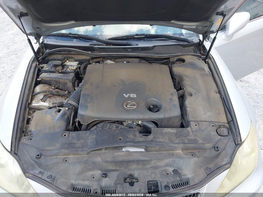 2008 LEXUS IS SEDAN 2.5L V-6 DI, DOHC, VVT, PREMIUM , 204HP