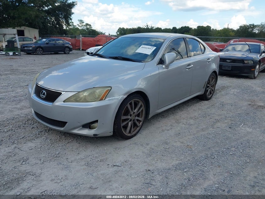 2008 LEXUS IS SEDAN 2.5L V-6 DI, DOHC, VVT, PREMIUM , 204HP