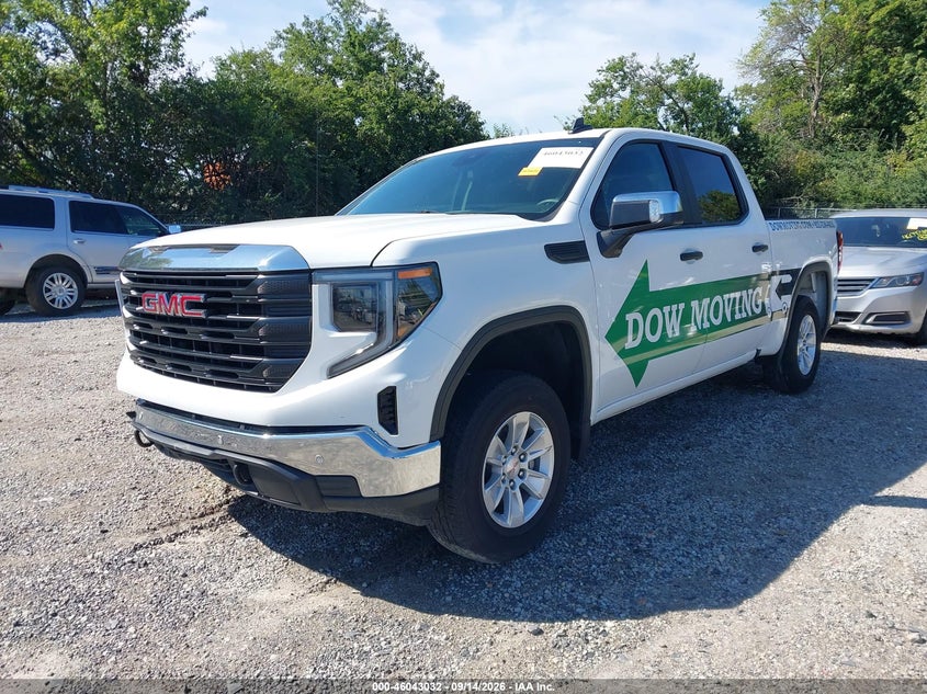 Vin: 3gtpuaek2rg348426, lot: 46542487, gmc sierra 1500 pro crew 4wd  short box pro 20242