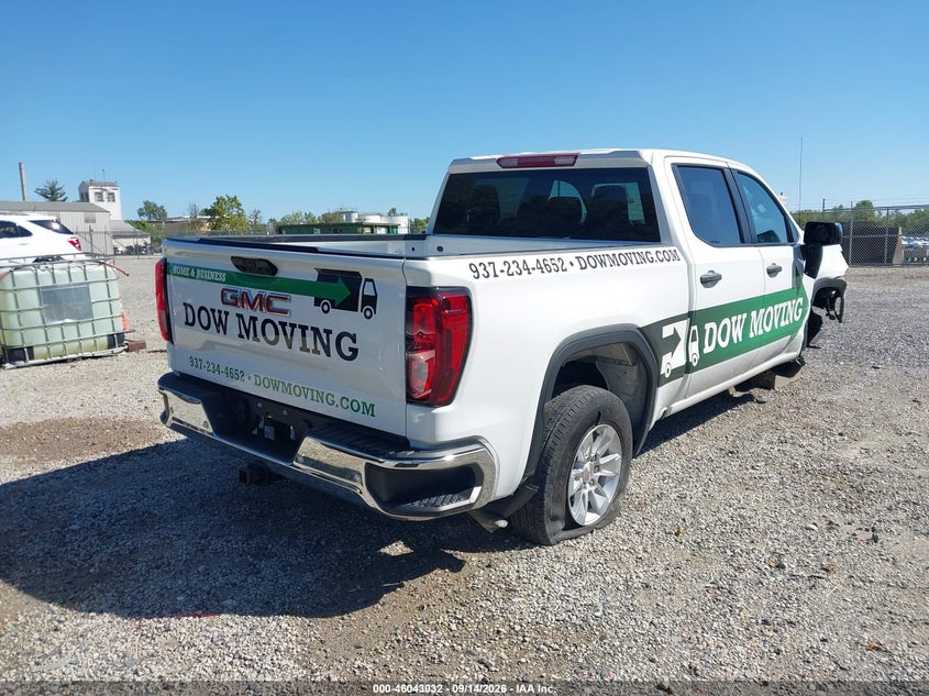 Vin: 3gtpuaek2rg348426, lot: 46542487, gmc sierra 1500 pro crew 4wd  short box pro 20244