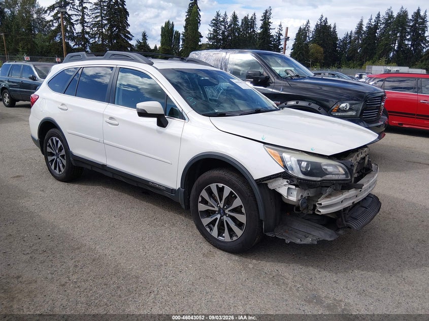 2016 SUBARU OUTBACK auction photo 1