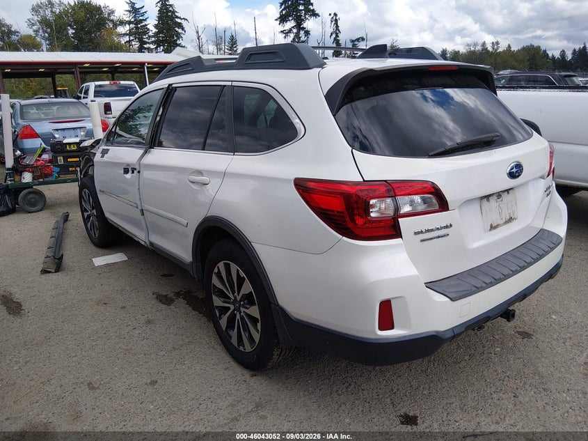 2016 SUBARU OUTBACK auction photo 3