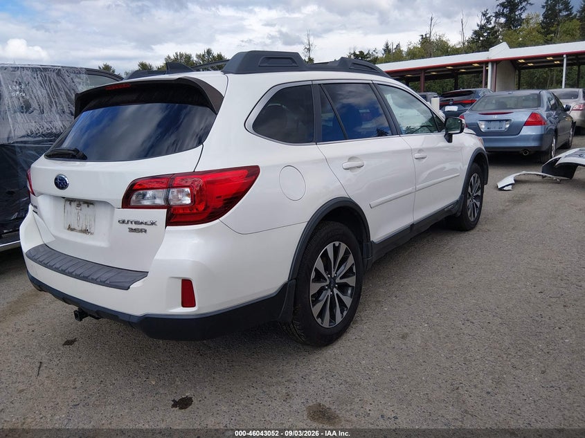 2016 SUBARU OUTBACK auction photo 4