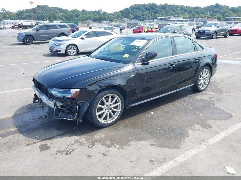 Vin: wauffafl1en009099, lot: 46542513, audi a4 2.0t premium 20142