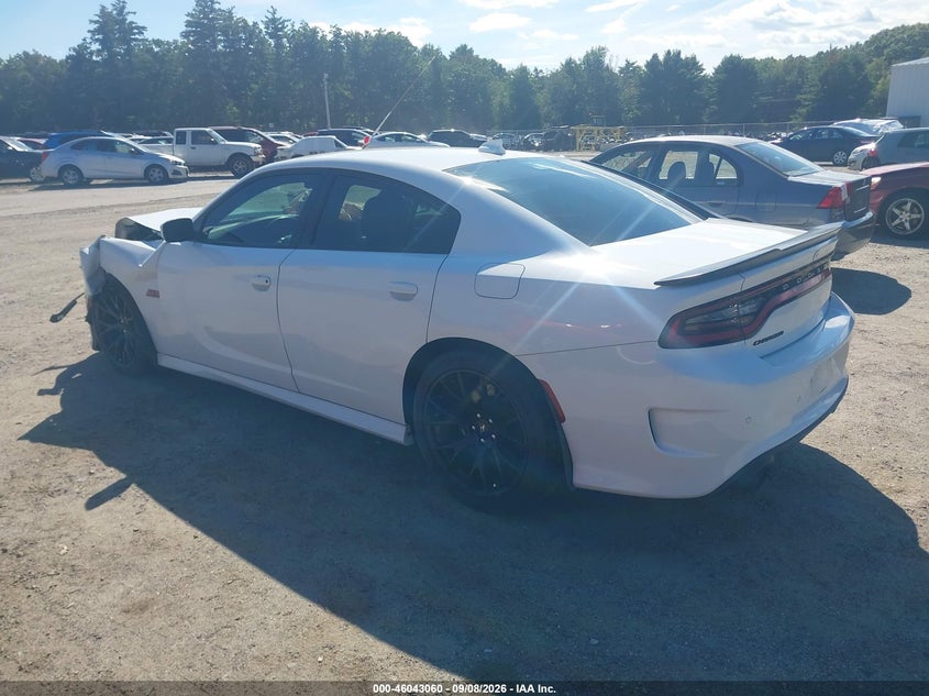 Vin: 2c3cdxgj5jh335510, lot: 46542515, dodge charger r/t scat pack rwd 20183