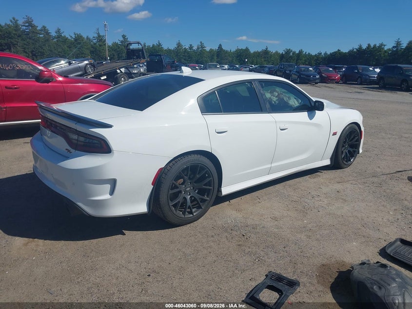 Vin: 2c3cdxgj5jh335510, lot: 46542515, dodge charger r/t scat pack rwd 20184