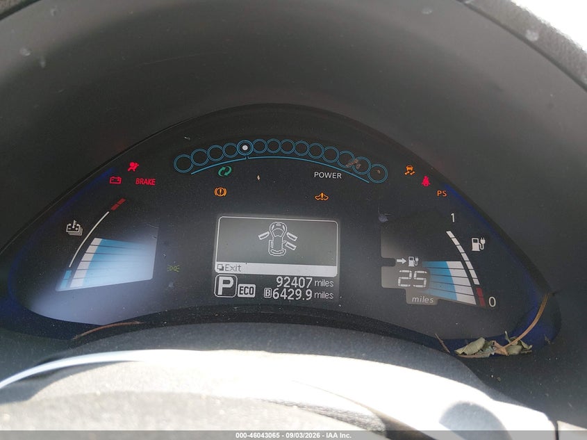 2015 NISSAN LEAF HATCHBACK ELECTRIC