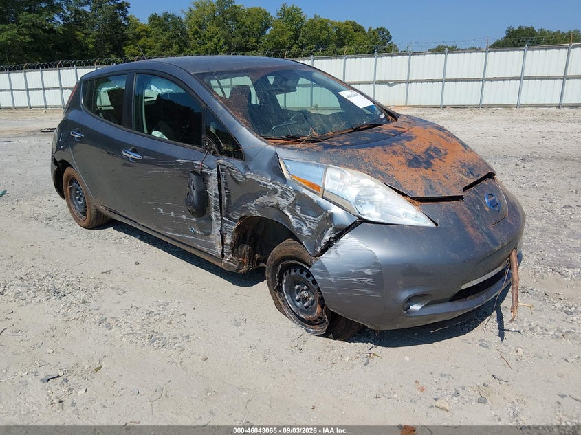 Vin: 1n4az0cp6fc327454, lot: 46542520, nissan leaf s 2015 img_1