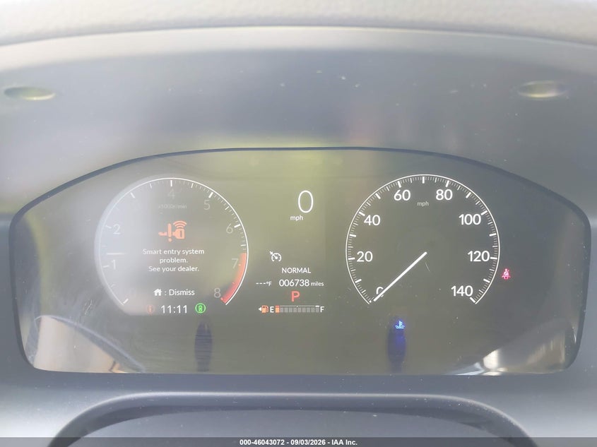 HONDA HR-V 2025 VIN 3CZRZ2H35SM726177
