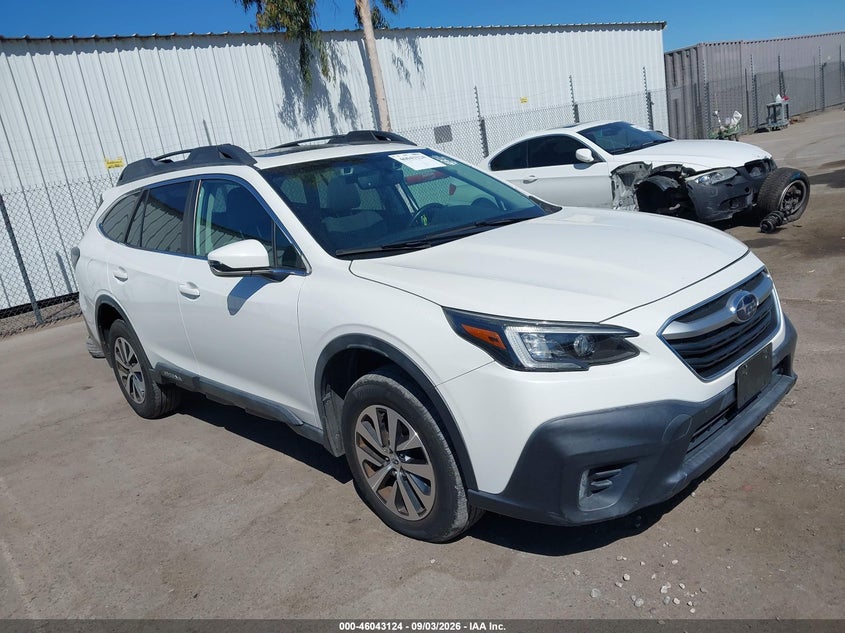 Vin: 4s4btafc9m3144055, lot: 46542579, subaru outback premium 2021 img_1