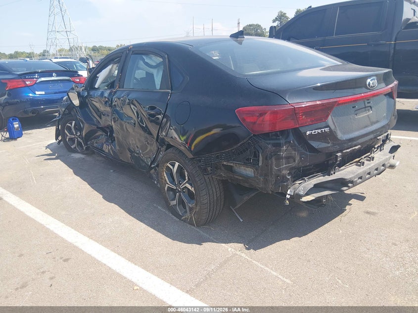 Vin: 3kpf24ad1ke103290, lot: 46542597, kia forte lxs 20193