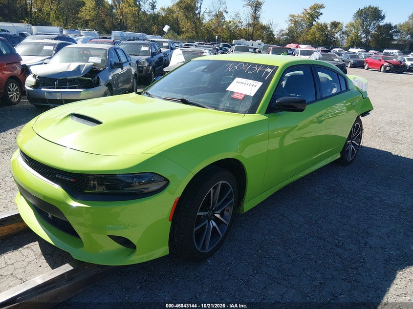 Vin: 2c3cdxhg6ph539132, lot: 46542599, dodge charger gt 20232