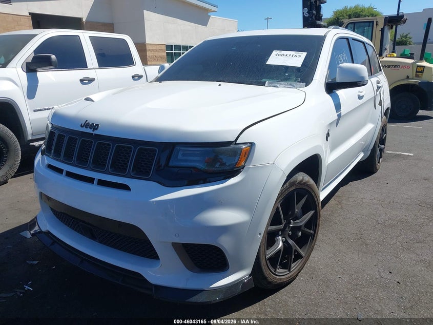 Vin: 1c4rjfn95jc272395, lot: 46542620, jeep grand cherokee trackhawk 20182