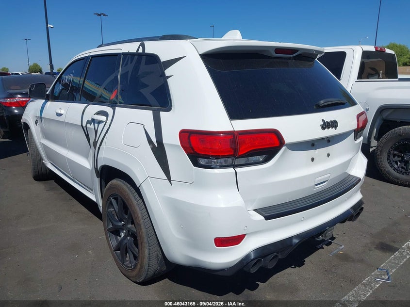 Vin: 1c4rjfn95jc272395, lot: 46542620, jeep grand cherokee trackhawk 20183