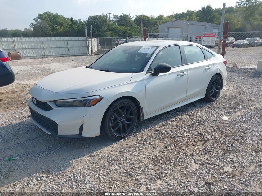 Vin: 2hgfe4f83sh314323, lot: 46542631, honda civic hybrid sport/sport touring 20252