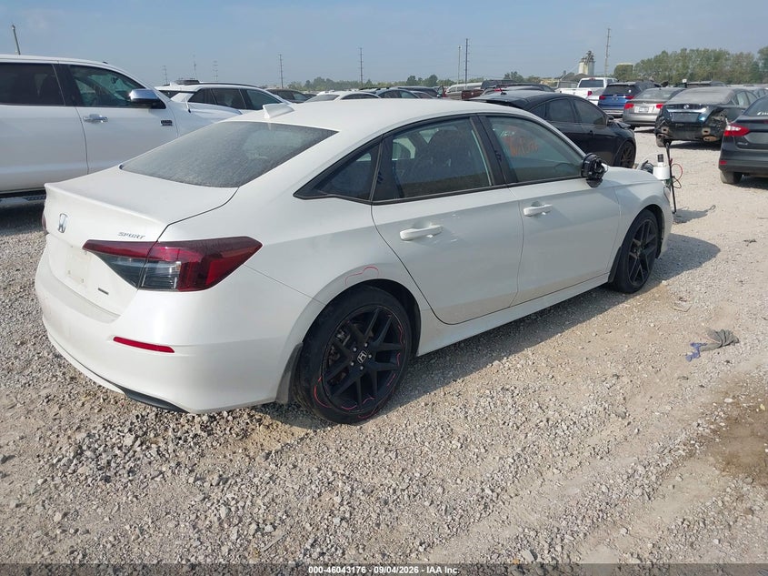 Vin: 2hgfe4f83sh314323, lot: 46542631, honda civic hybrid sport/sport touring 20254