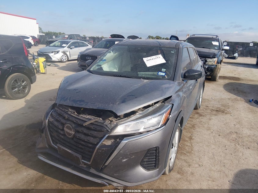 Vin: 3n1cp5bv7nl493087, lot: 46542648, nissan kicks s xtronic cvt 20222