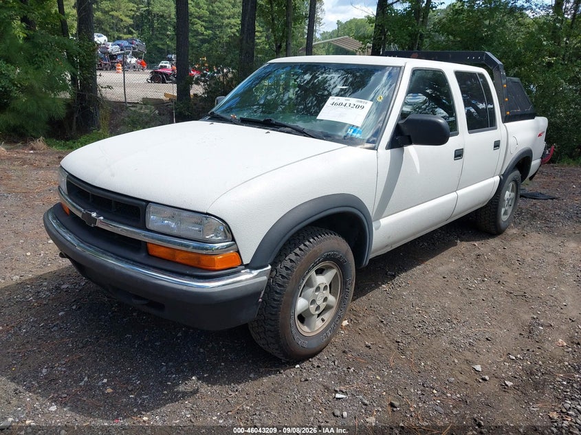 2003 Chevrolet S-10 Ls, Rear, IAAI, VIN 1GCDT13X33K179831 — photo 2