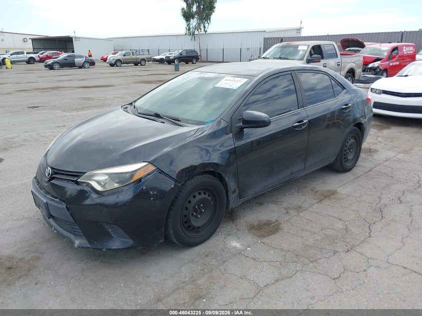 Vin: 2t1burhe5ec083424, lot: 46542681, toyota corolla le 20142