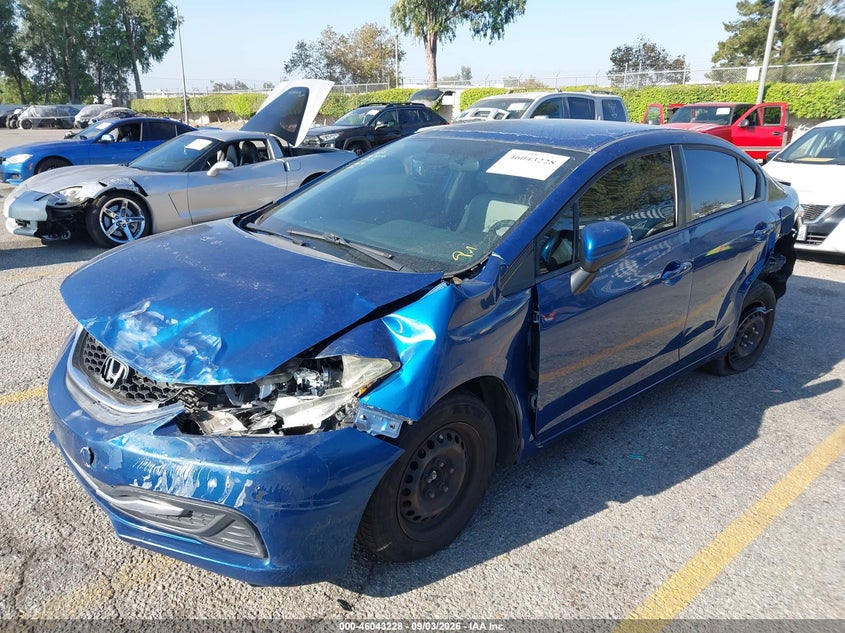 Vin: 19xfb2f58ee204935, lot: 46542683, honda civic lx 20142