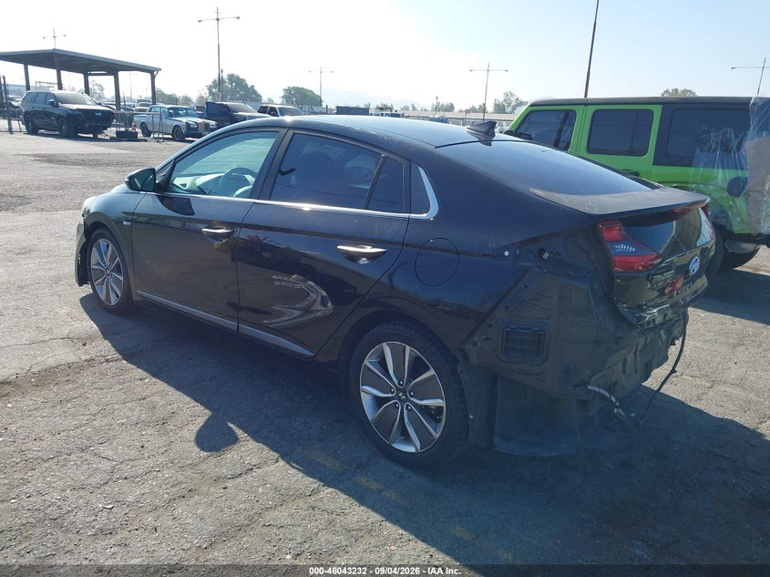 HYUNDAI IONIQ HYBRID 2017 VIN KMHC85LC3HU021059