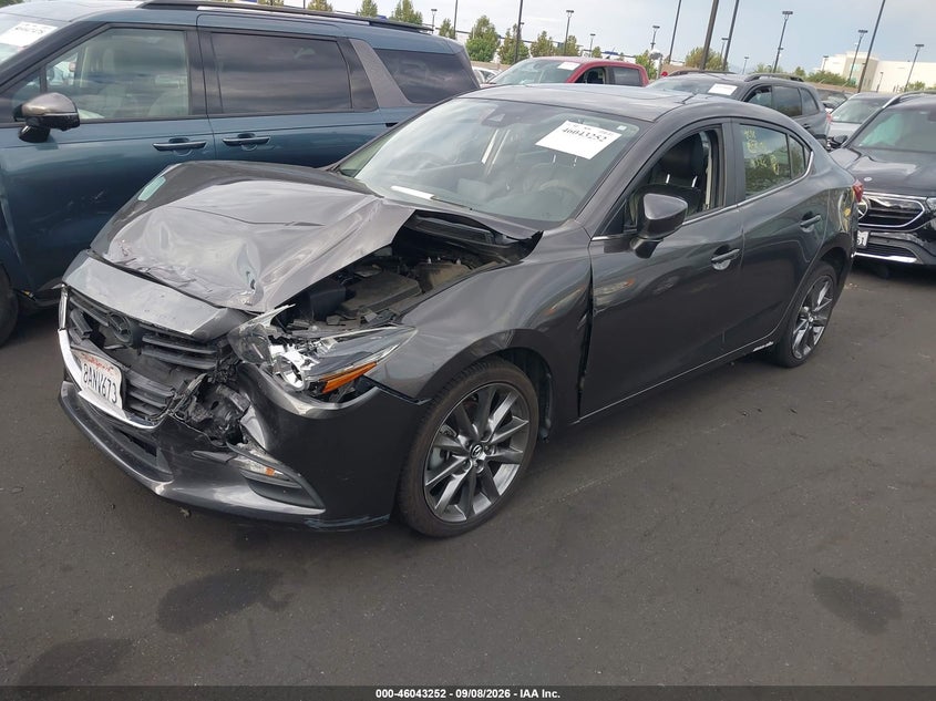 Vin: 3mzbn1v38jm174705, lot: 46542707, mazda mazda3 touring 20182