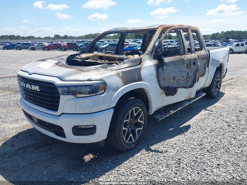 Vin: 1c6srfjp9sn582190, lot: 46542718, ram 1500 laramie  4x4 5'7 box 20252