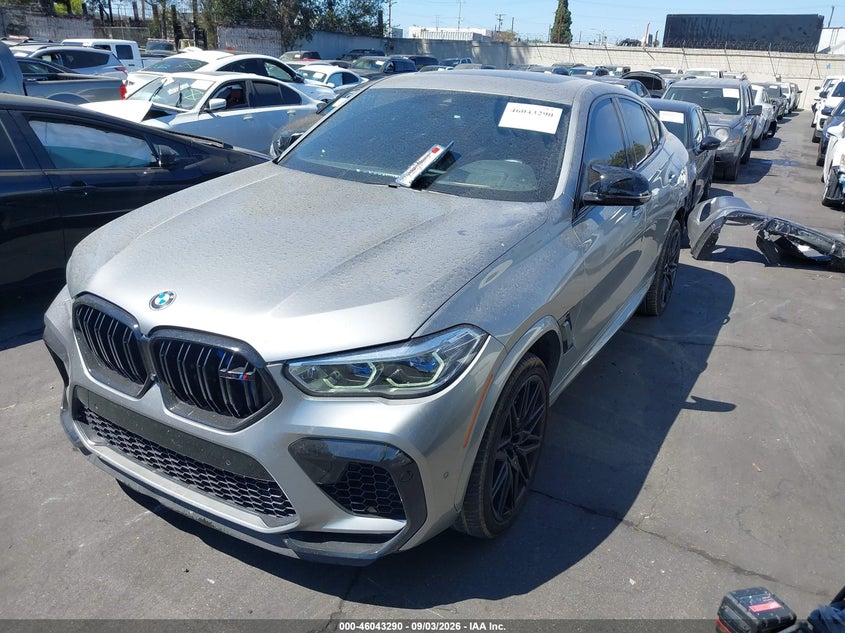 Vin: 5ymcy0c07m9e19296, lot: 46542745, bmw x6 m 20212
