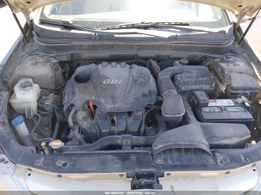 2012 HYUNDAI SONATA SEDAN 2.4L I-4 DI, DOHC, VVT, REGULAR , 190HP