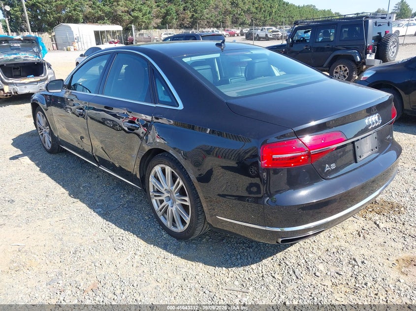Vin: waujgafd7fn012767, lot: 46542767, audi a8 3.0t 20153