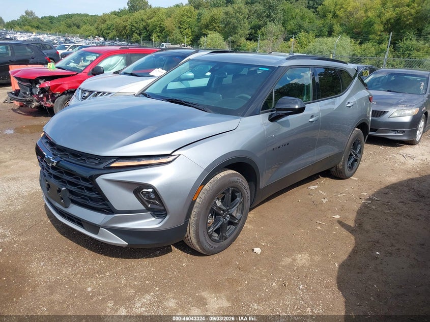 Vin: 3gnkbcr49rs142290, lot: 46542779, chevrolet blazer fwd 2lt 20242