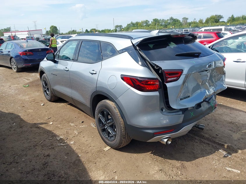Vin: 3gnkbcr49rs142290, lot: 46542779, chevrolet blazer fwd 2lt 20243