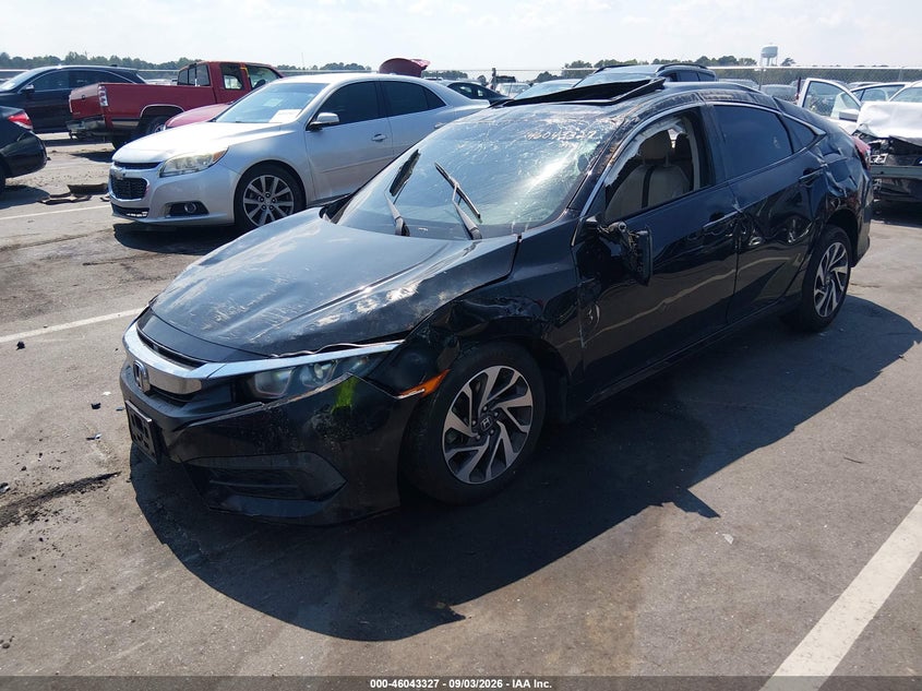 Vin: 19xfc2f76he029166, lot: 46542782, honda civic ex 20172