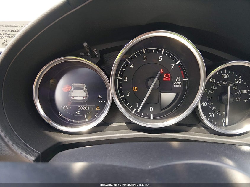 MAZDA MX-5 MIATA RF 2020 VIN JM1NDAM79L0418200