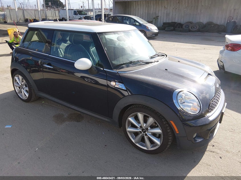 2012 Mini Cooper S, Rear, IAAI, VIN WMWSV3C5XCT386350