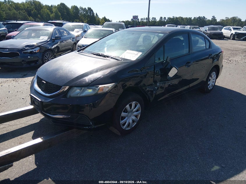 Vin: 19xfb2f56fe269008, lot: 46542999, honda civic lx 20152