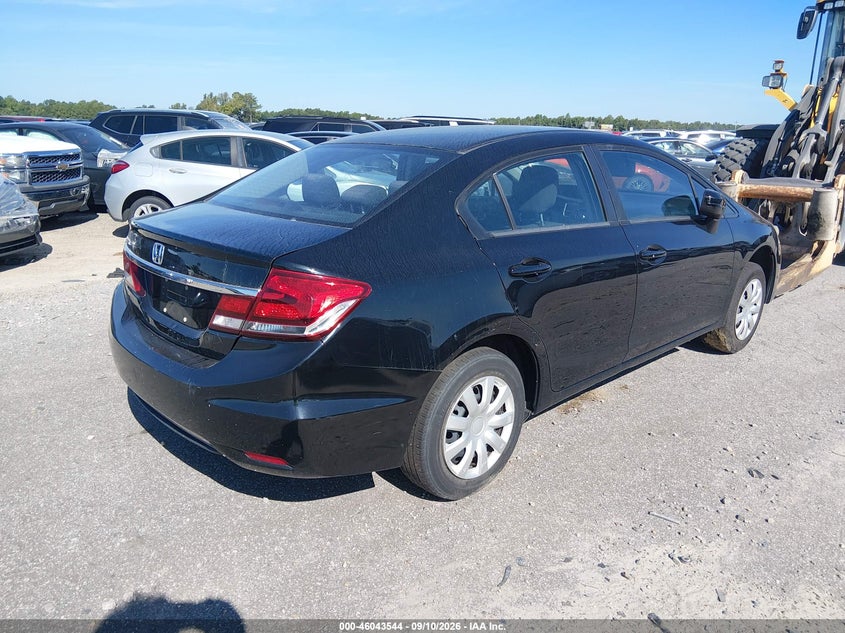 Vin: 19xfb2f56fe269008, lot: 46542999, honda civic lx 20154