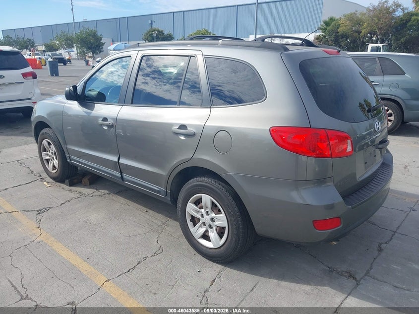 2009 HYUNDAI SANTA FE SPORT UTILITY VEHICLE 2.7L V-6 DOHC, VVT, REGULAR , 185HP
