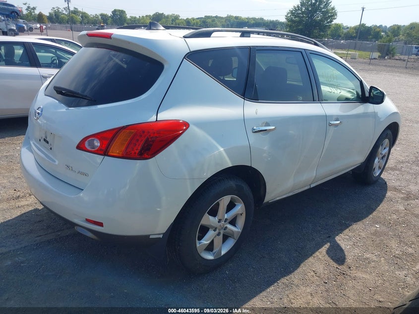 2009 NISSAN MURANO auction photo 4