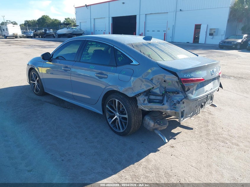 Vin: 2hgfe1f93rh323170, lot: 46543054, honda civic touring 20243